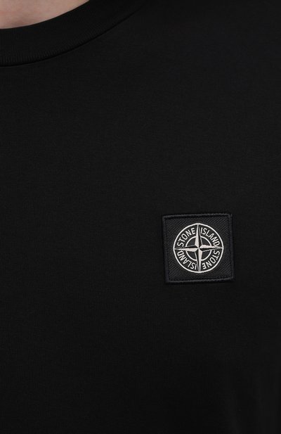 Хлопковый лонгслив STONE ISLAND, арт. 731522713, фото 5