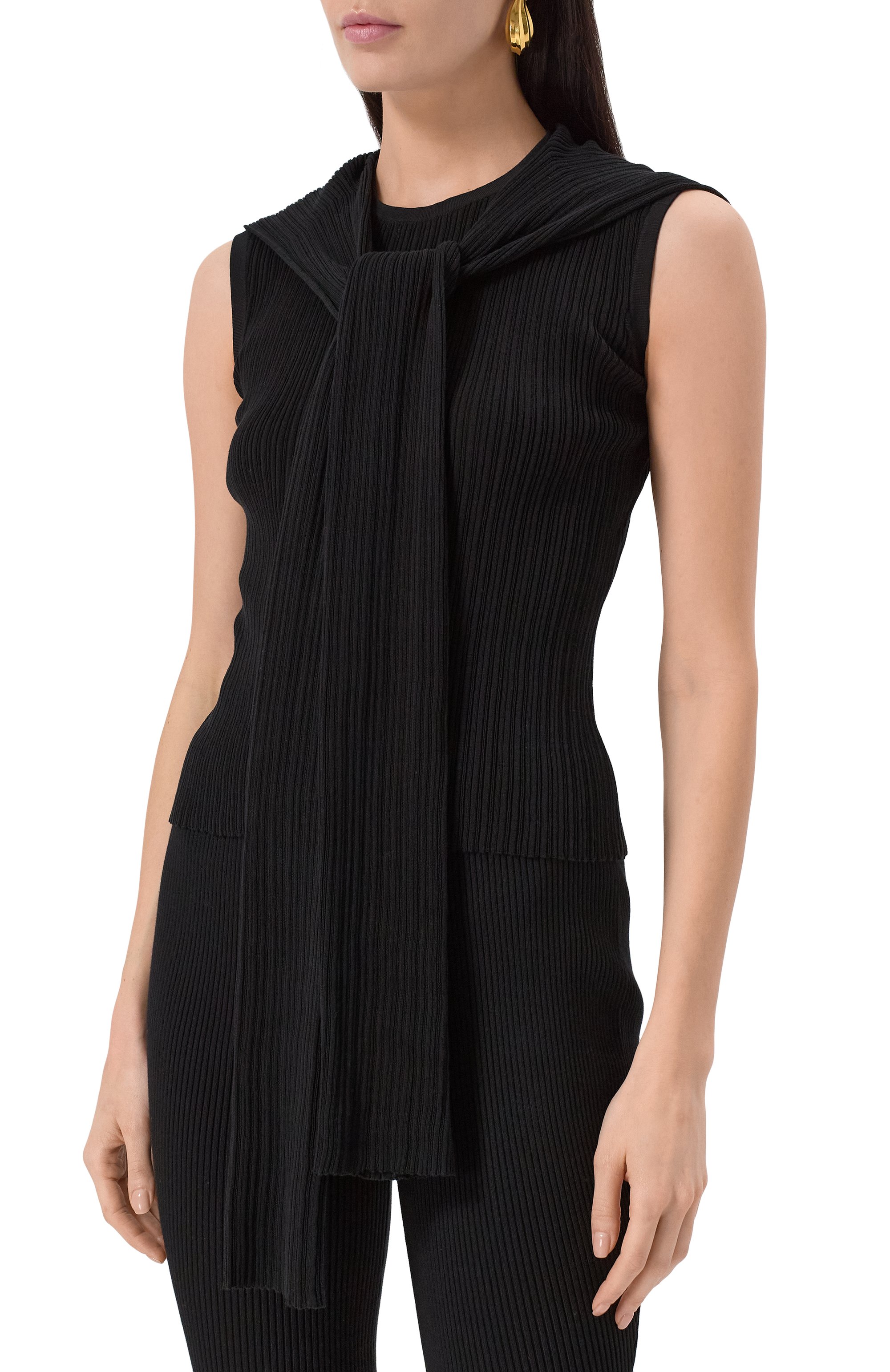 Хлопковый топ YUZEFI, арт. YUZSS25-RW-KN30-01, фото 3