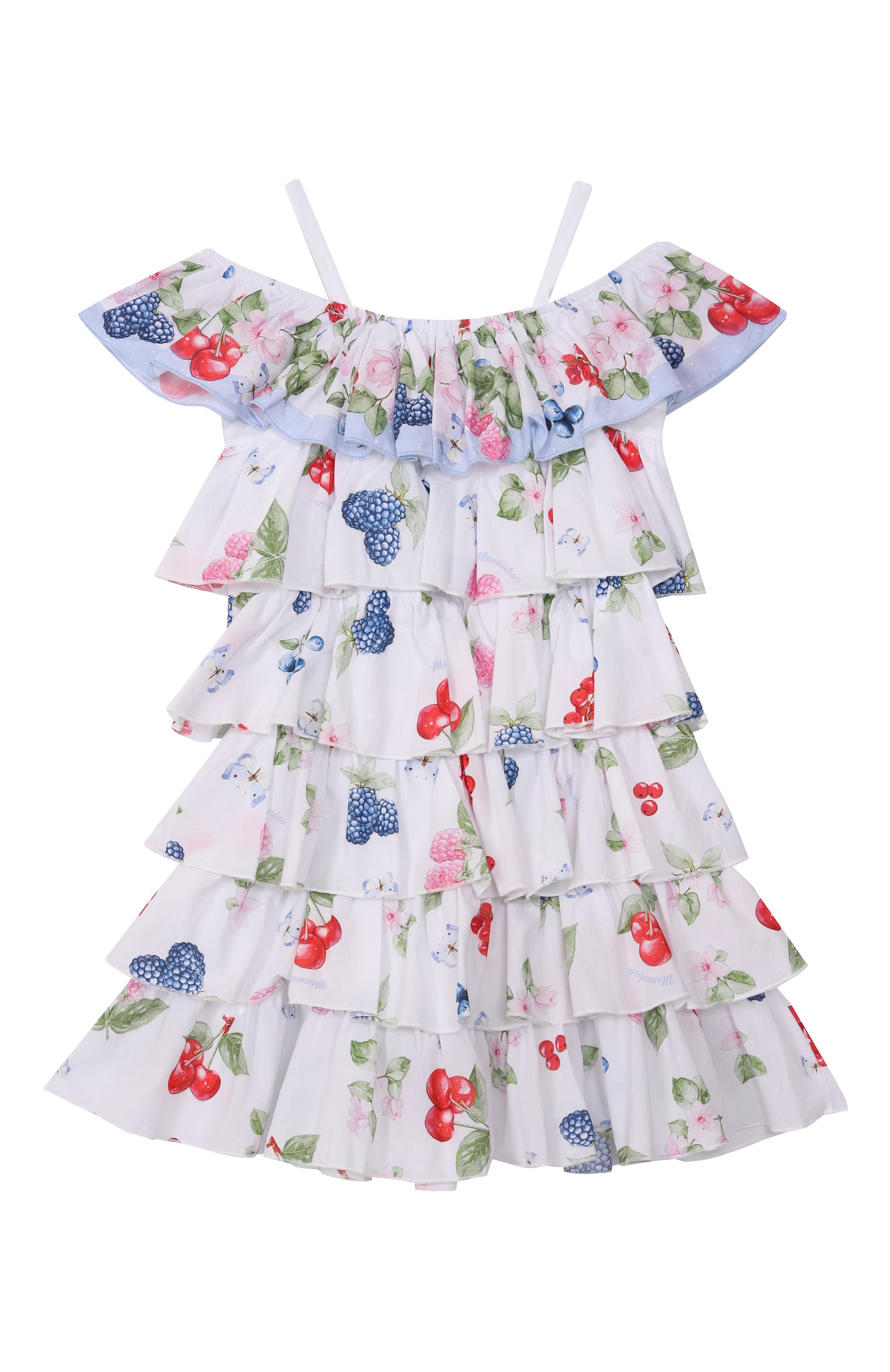 Хлопковый сарафан MONNALISA, арт. 19E080, фото 1