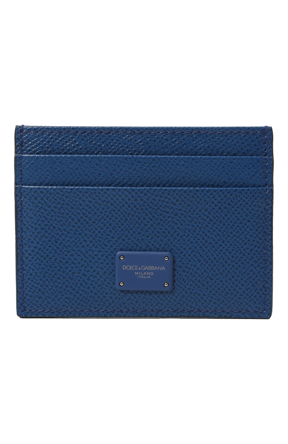 Кожаный футляр для кредитных карт DOLCE & GABBANA синего цвета по цене 19950 руб., арт. BP0330/AZ602, фото 1 Кожаный футляр для кредитных карт DOLCE & GABBANA, арт. BP0330/AZ602, фото 1