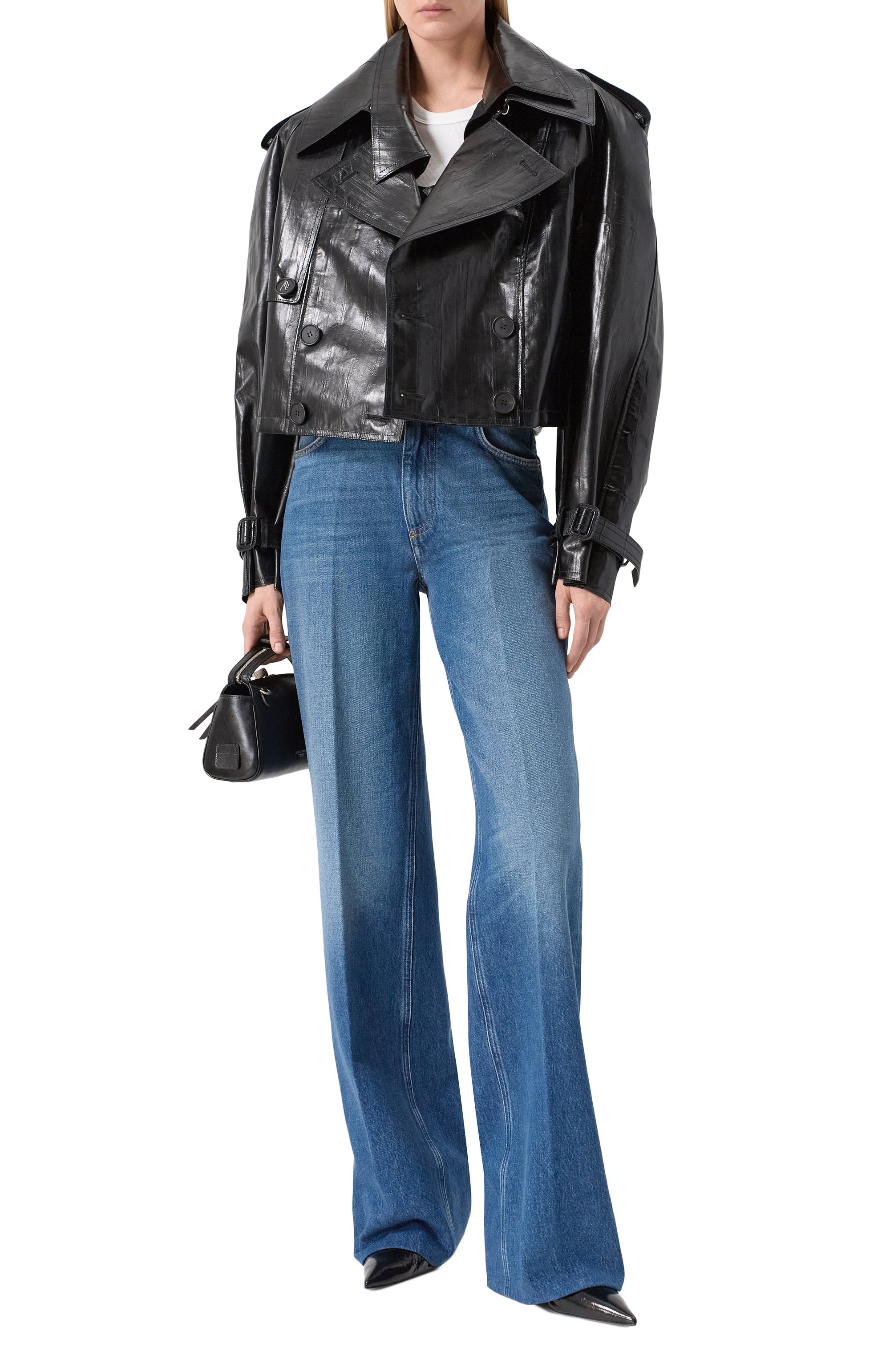 Кожаная куртка THE ATTICO, арт. 260WCB00115/LBT157PR, фото 2