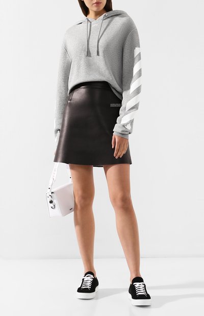Хлопковый пуловер OFF-WHITE, арт. 0WBB016R194030690701, фото 2