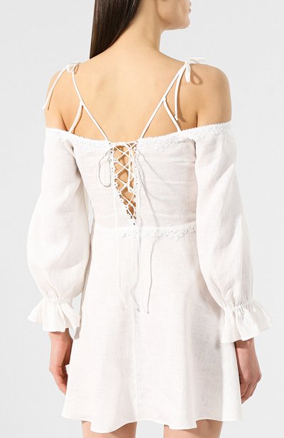 Льняное платье ERMANNO SCERVINO, арт. D344Q300LIK, фото 4