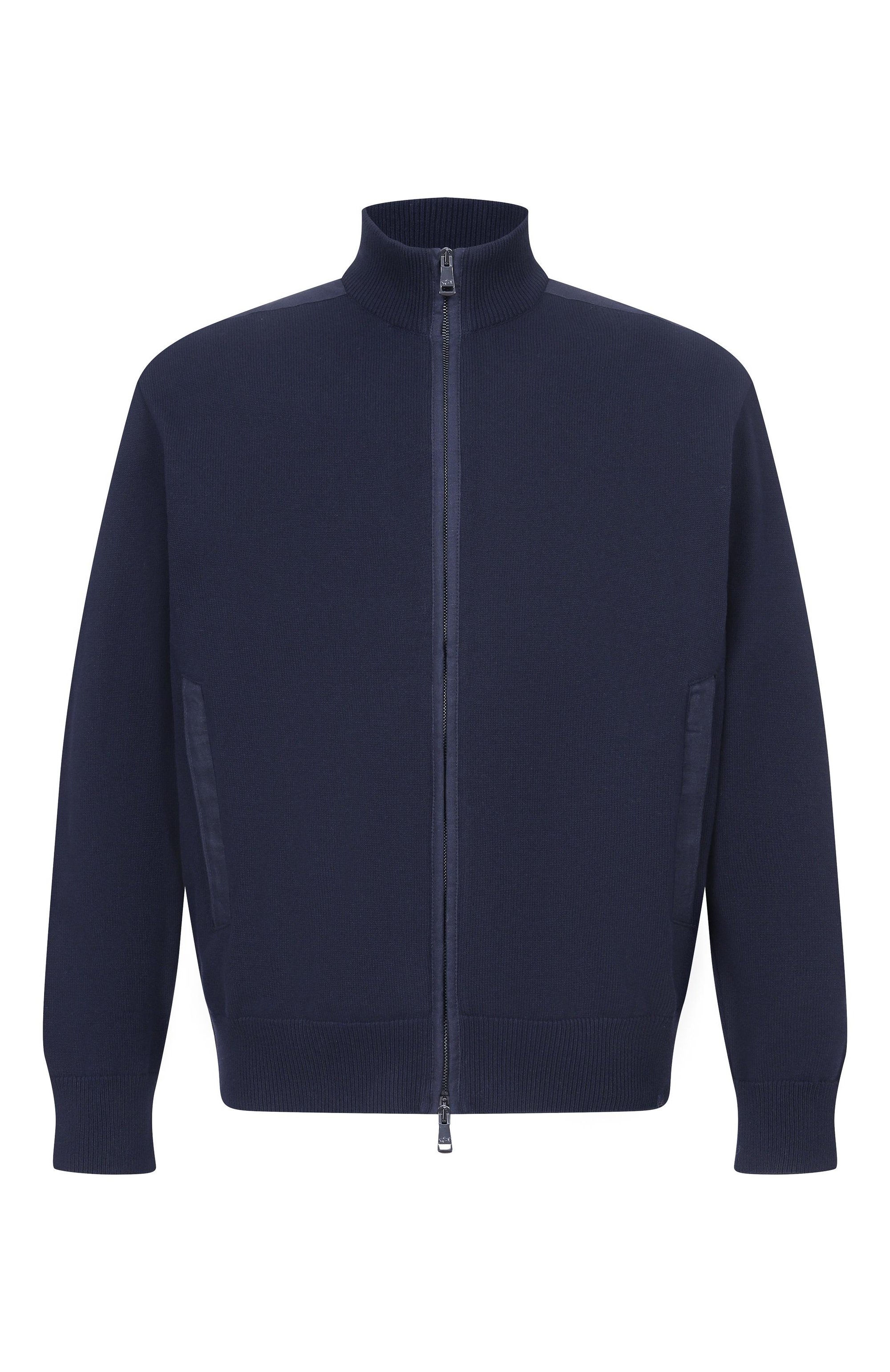 Хлопковый кардиган PAUL&SHARK темно-синего цвета по цене 79950 руб., арт. 26411702_001, фото 1 Хлопковый кардиган PAUL&SHARK, арт. 26411702_001, фото 1