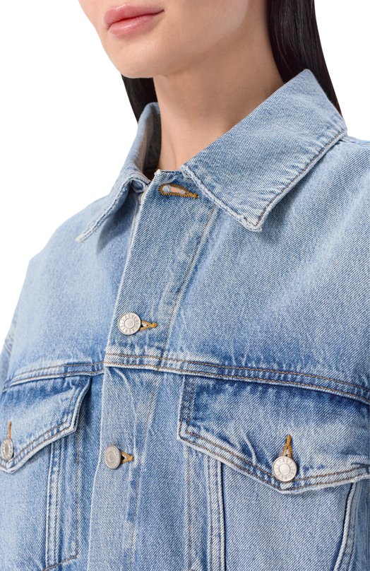 Джинсовая куртка Agolde A50471601 Голубой  A50471601 Фото 5