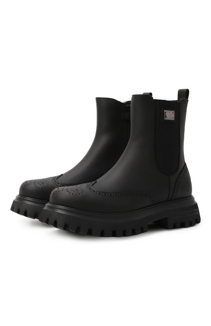 Кожаные челси DOLCE & GABBANA, арт. DA5295/A1403/37-39