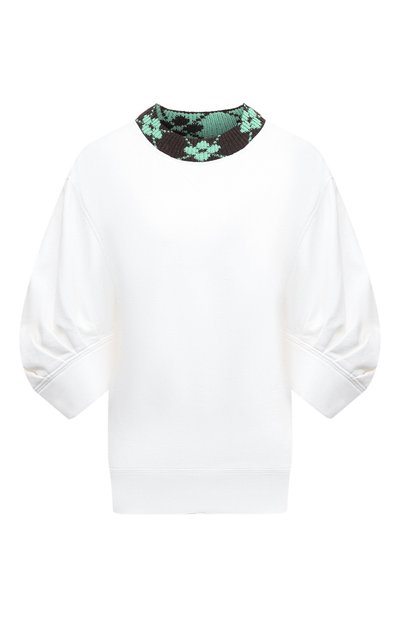 Женский хлопковый свитшот PRADA, арт. 135705-1T56-F0K2X-212