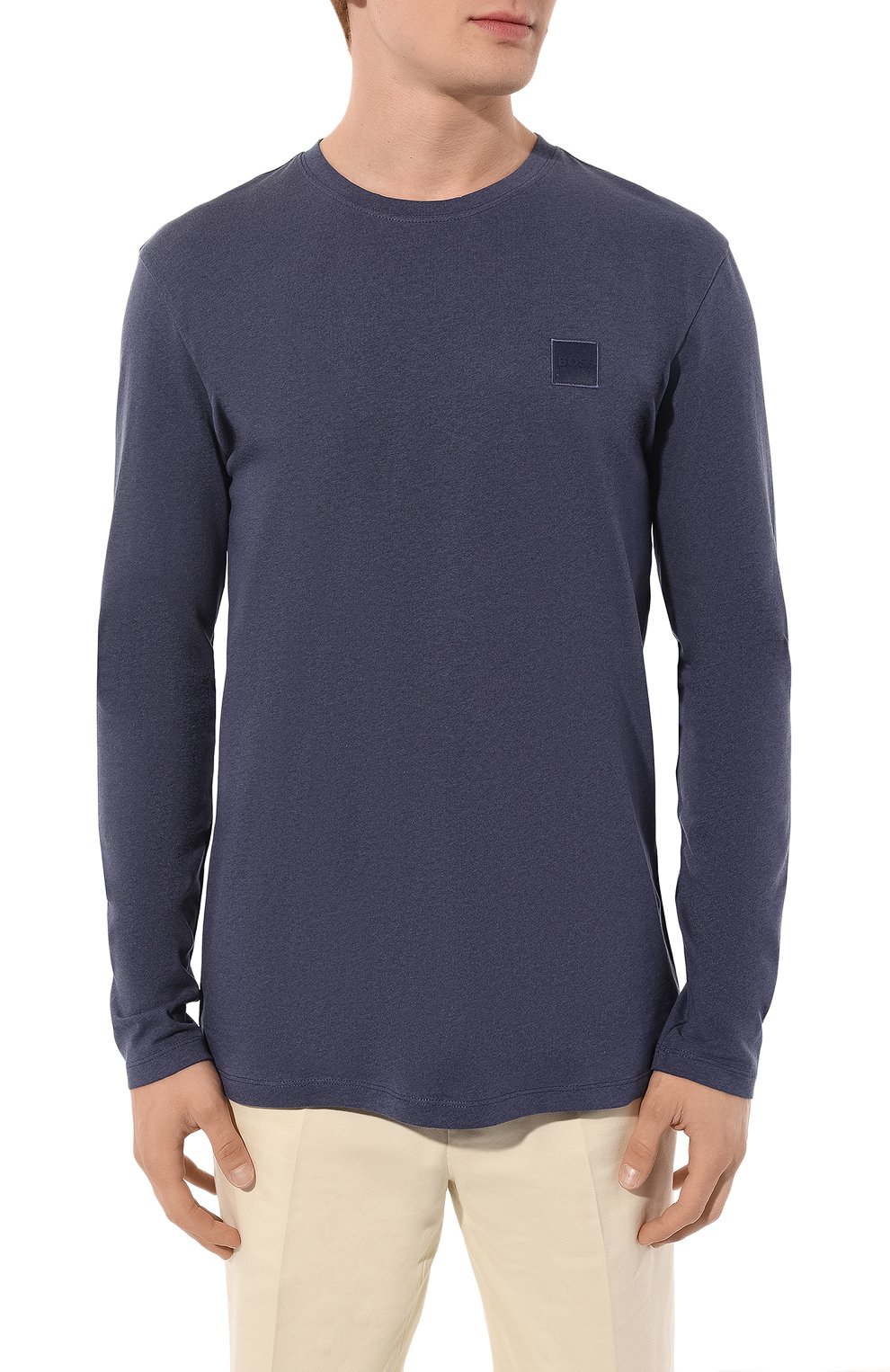 Хлопковый лонгслив BOSS ORANGE, арт. 50476192, фото 3