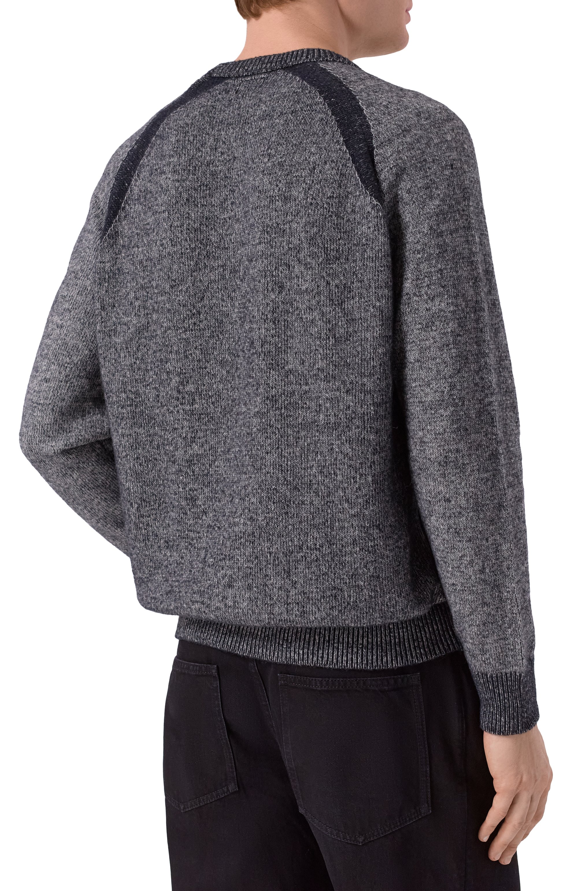 Джемпер C.P. COMPANY темно-серого цвета по цене 37850 руб., арт. 19CMKN252A006170A, фото 4 Джемпер C.P. COMPANY, арт. 19CMKN252A006170A, фото 4