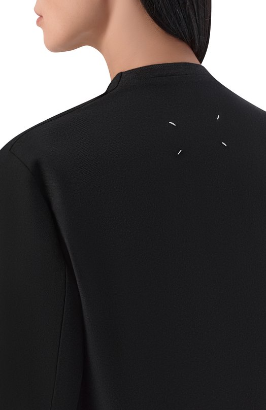 Шерстяной жакет Maison Margiela S51BN0441/S47782 Чёрный  S51BN0441/S47782 Фото 5