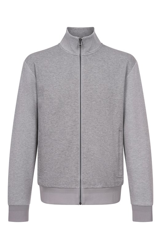 Хлопковая толстовка BOSS 50532755 Серый 50532755