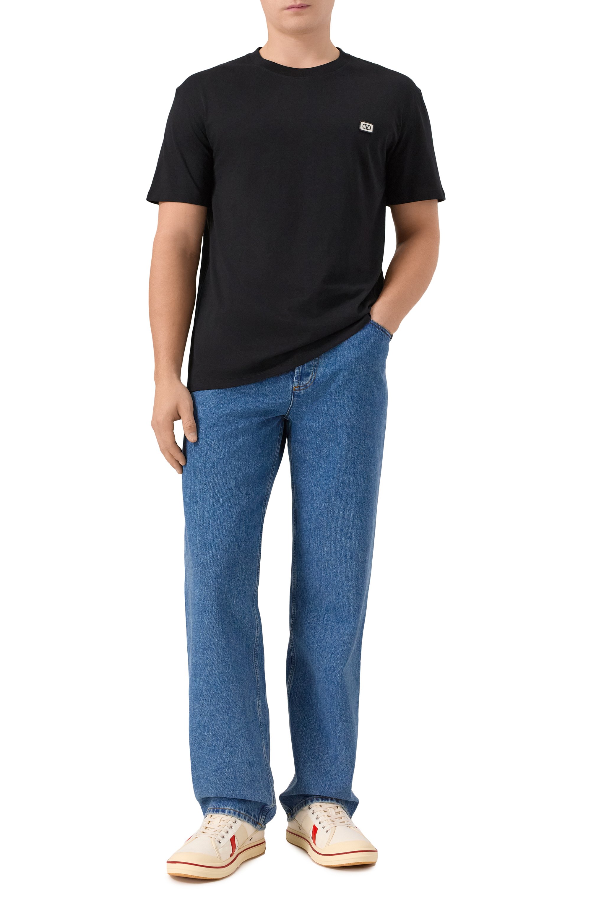 Хлопковая футболка VALENTINO, арт. 7V3MG10V/AQ8, фото 2