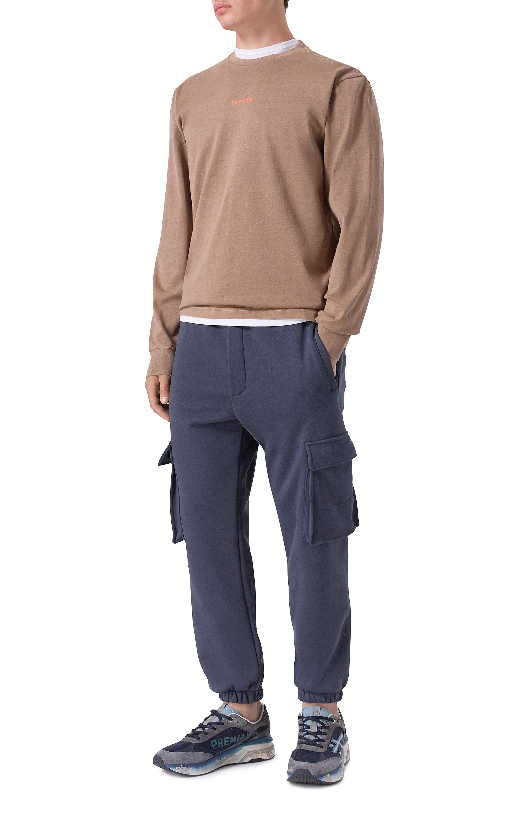 Хлопковые джоггеры HINNOMINATE, арт. HMABM01376, фото 2