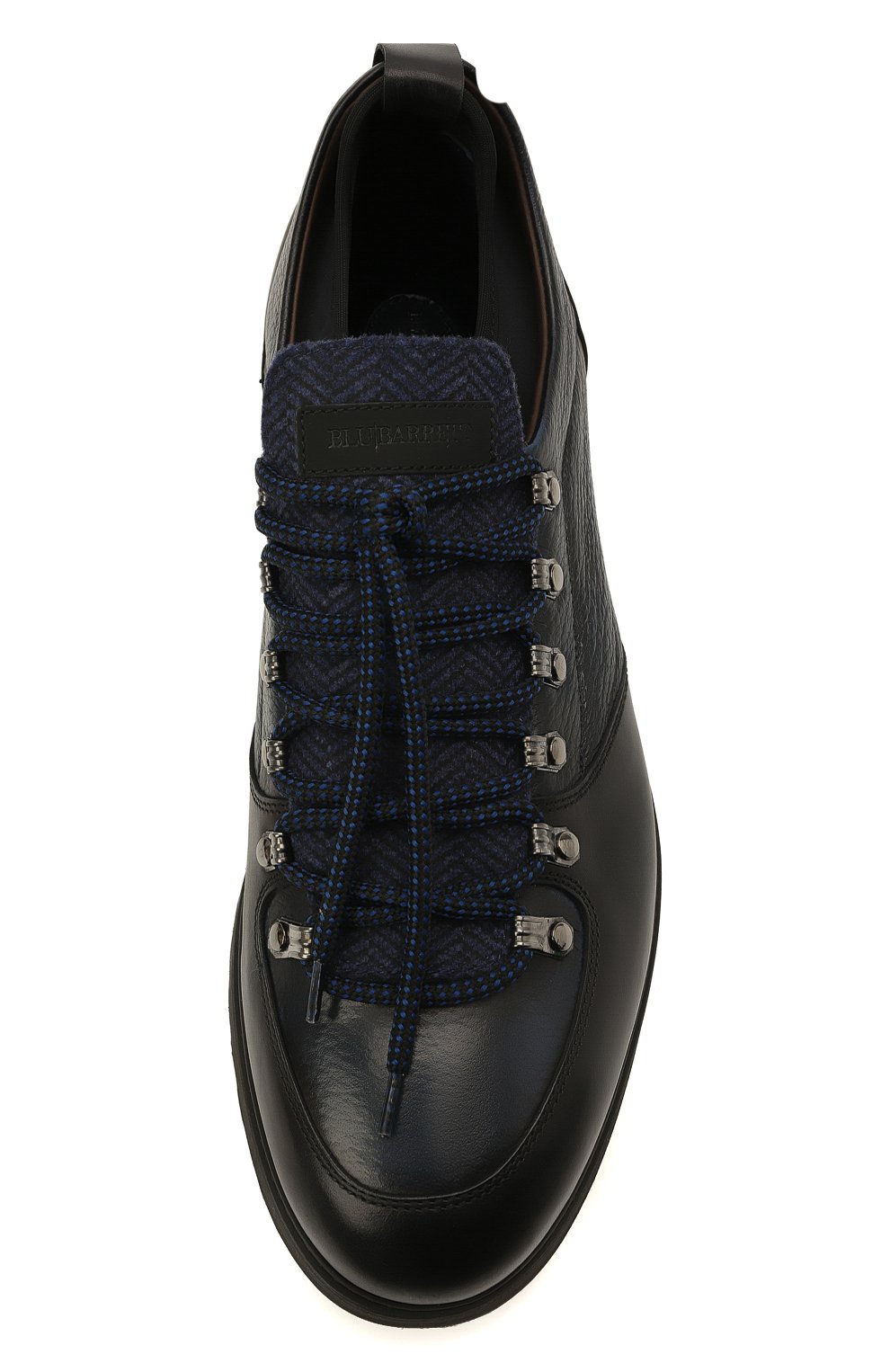 Кожаные кроссовки megeve BLU BARRETT темно-синего цвета по цене 73100 руб., арт. MEGEVE-10970.7/C0RAL, фото 5 Кожаные кроссовки megeve BLU BARRETT, арт. MEGEVE-10970.7/C0RAL, фото 5