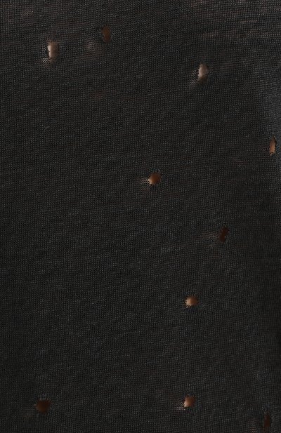 Льняная футболка с декоративными разрезами IRO, арт. 00PWF19CLAY, фото 5