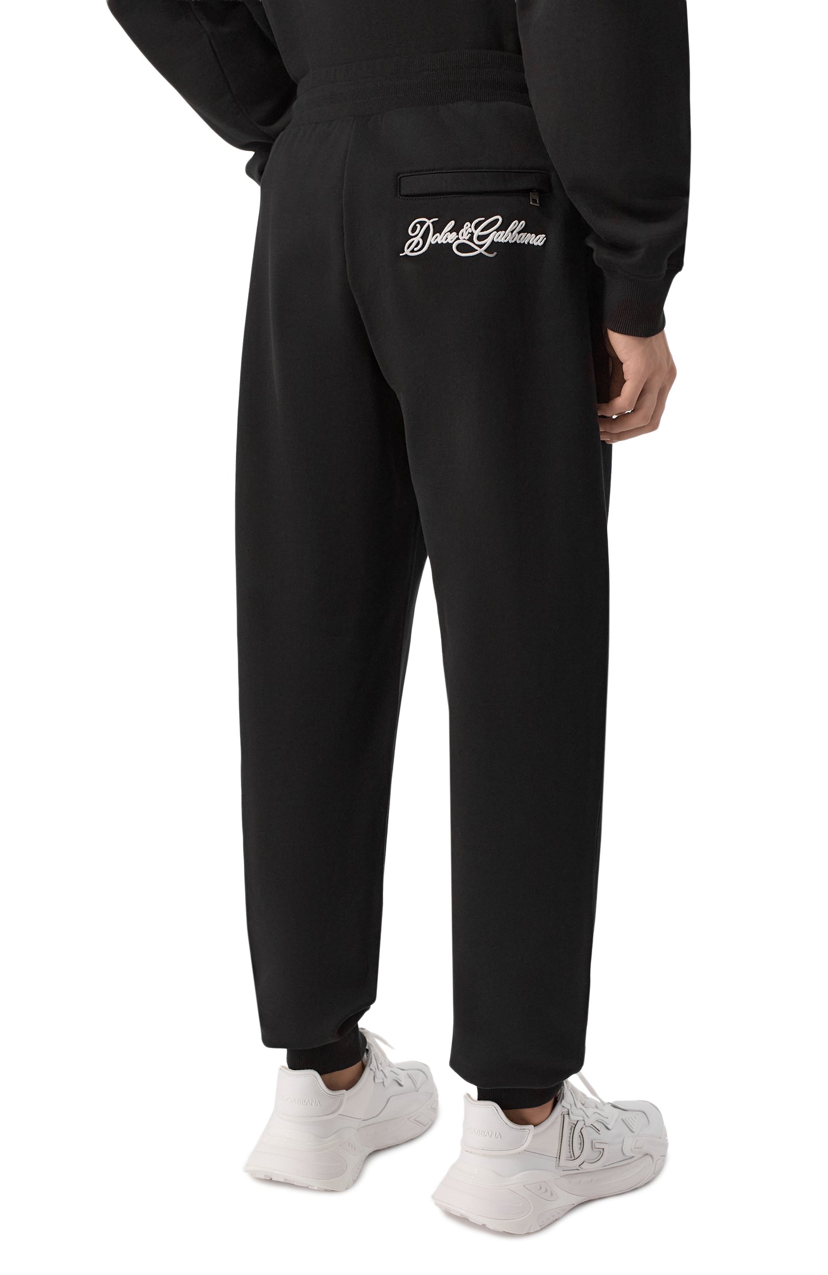 Хлопковые джоггеры DOLCE & GABBANA, арт. GVS2HZ/G7P9M, фото 4