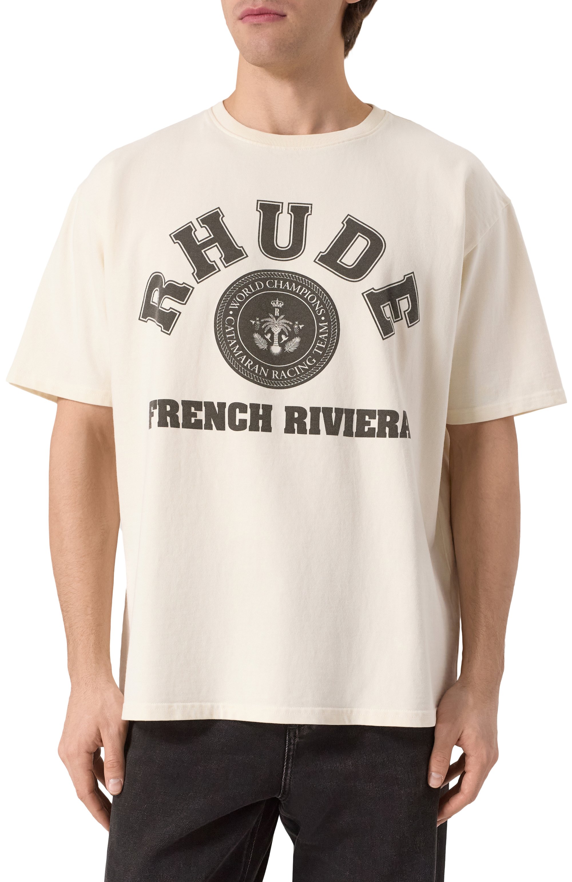 Хлопковая футболка RHUDE, арт. RHPS25TT08012, фото 3