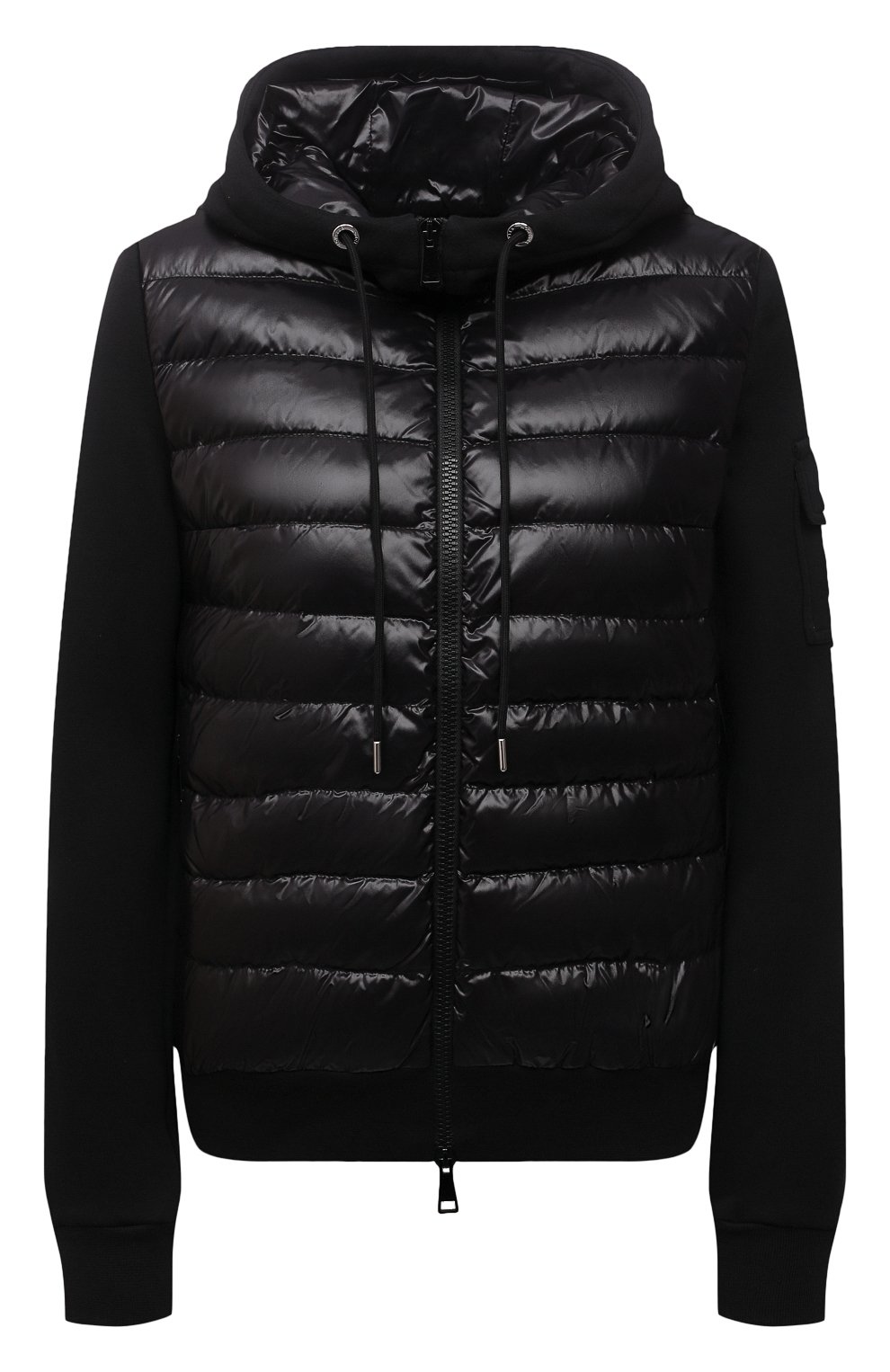 Хлопковый кардиган MONCLER черного цвета по цене 87650 руб., арт. G2-093-8G000-28-809DH, фото 1 Хлопковый кардиган MONCLER, арт. G2-093-8G000-28-809DH, фото 1