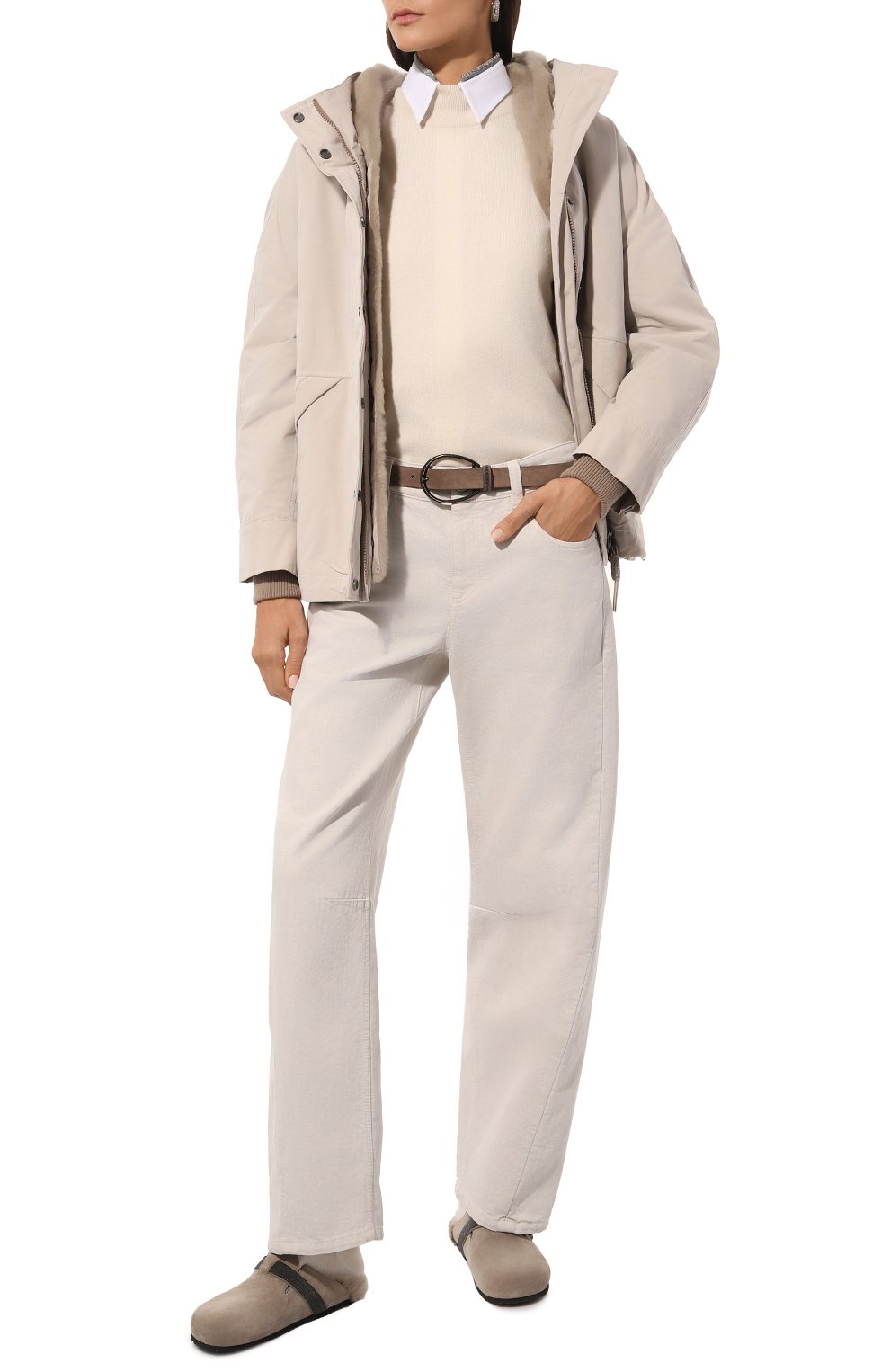 Двусторонняя куртка из овчины BRUNELLO CUCINELLI, арт. ME4327840, фото 2