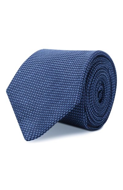 Мужской галстук из шелка и льна CANALI, арт. 18/HJ04592