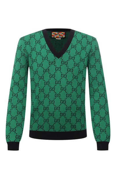 Свитер из шерсти и хлопка GUCCI, арт. 661155/XKBXI, фото 1