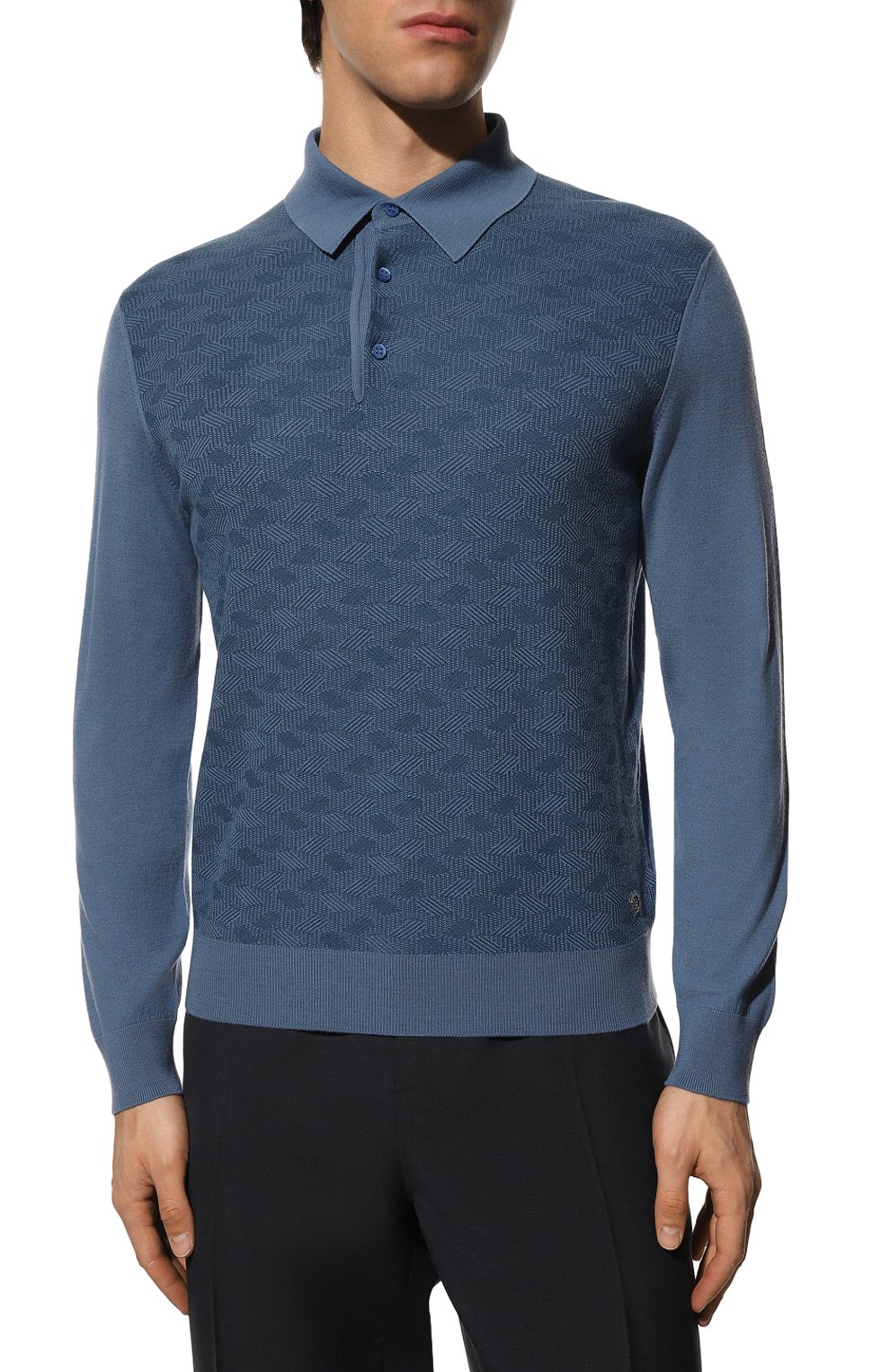 Поло из шерсти и шелка STEFANO RICCI, арт. K606311P03/F22464, фото 3