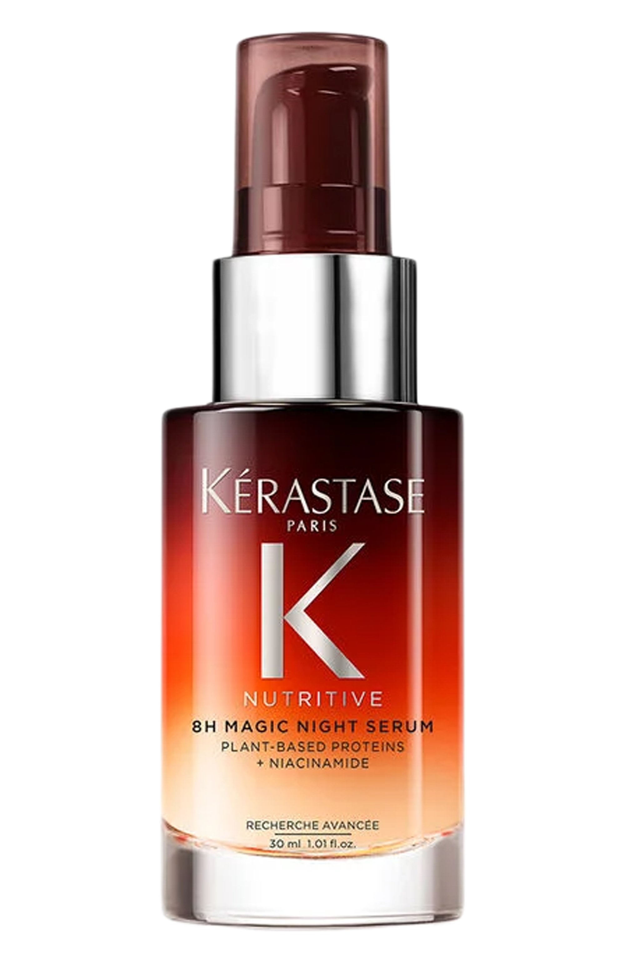 Ночная cыворотка для волос 8h magic night (30ml) KERASTASE бесцветного цвета по цене 4300 руб., арт. 3474637269111, фото 1 Ночная cыворотка для волос 8h magic night (30ml) KERASTASE, арт. 3474637269111, фото 1