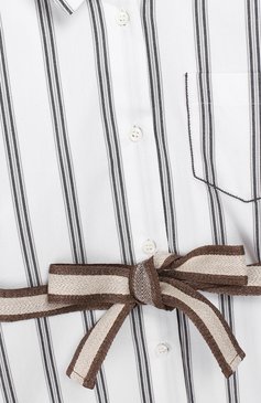 Хлопковая блузка BRUNELLO CUCINELLI, арт. BF769C825C, фото 3