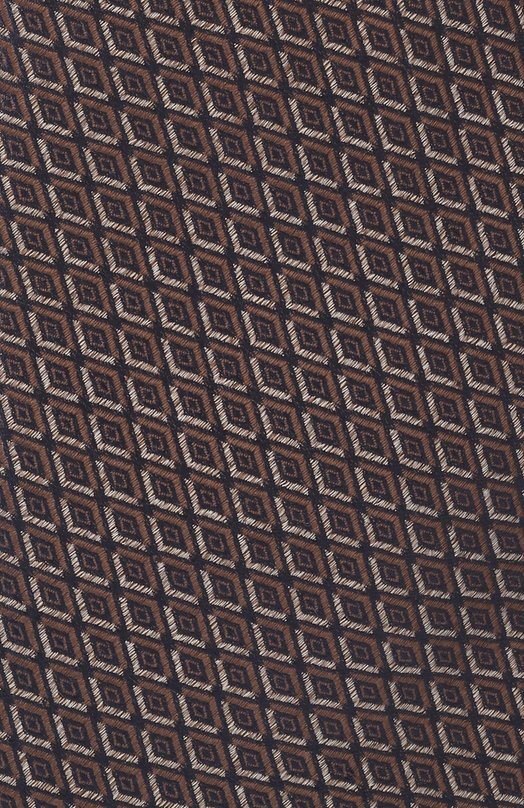 Шелковый галстук Canali 18/HJ04364 Коричневый  18/HJ04364 Фото 4