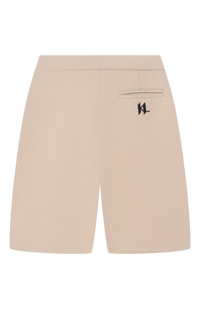Шорты KARL LAGERFELD KIDS бежевого цвета по цене 19110 руб., арт. Z31084, фото 2 Шорты KARL LAGERFELD KIDS, арт. Z31084, фото 2