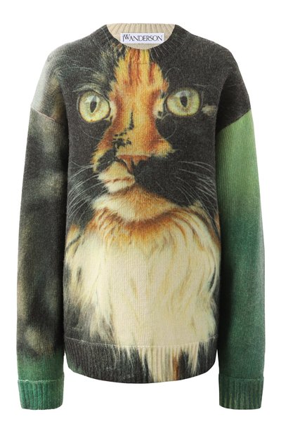 Женский пуловер из шерсти и кашемира JW ANDERSON, арт. KW1294/YN0373