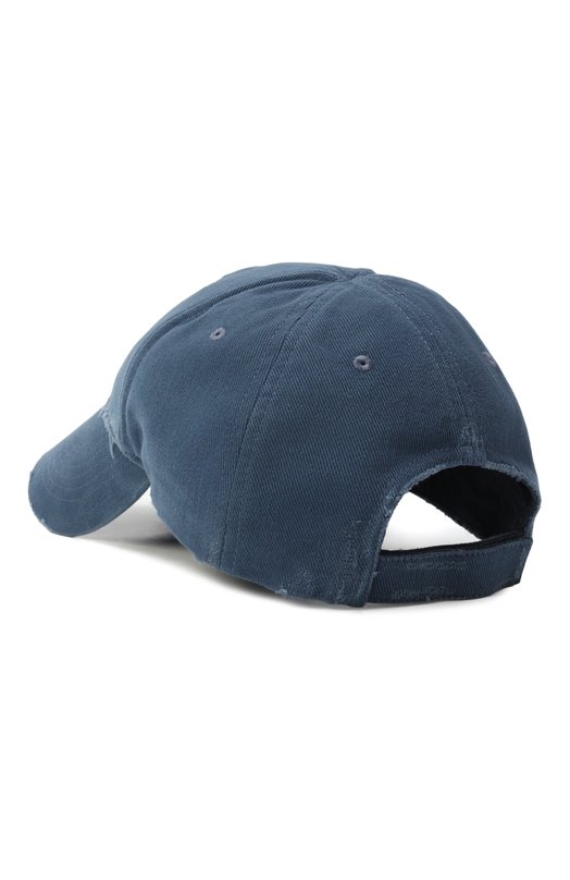 Хлопковая бейсболка Balenciaga 837021/410B2 Синий  837021/410B2 Фото 2