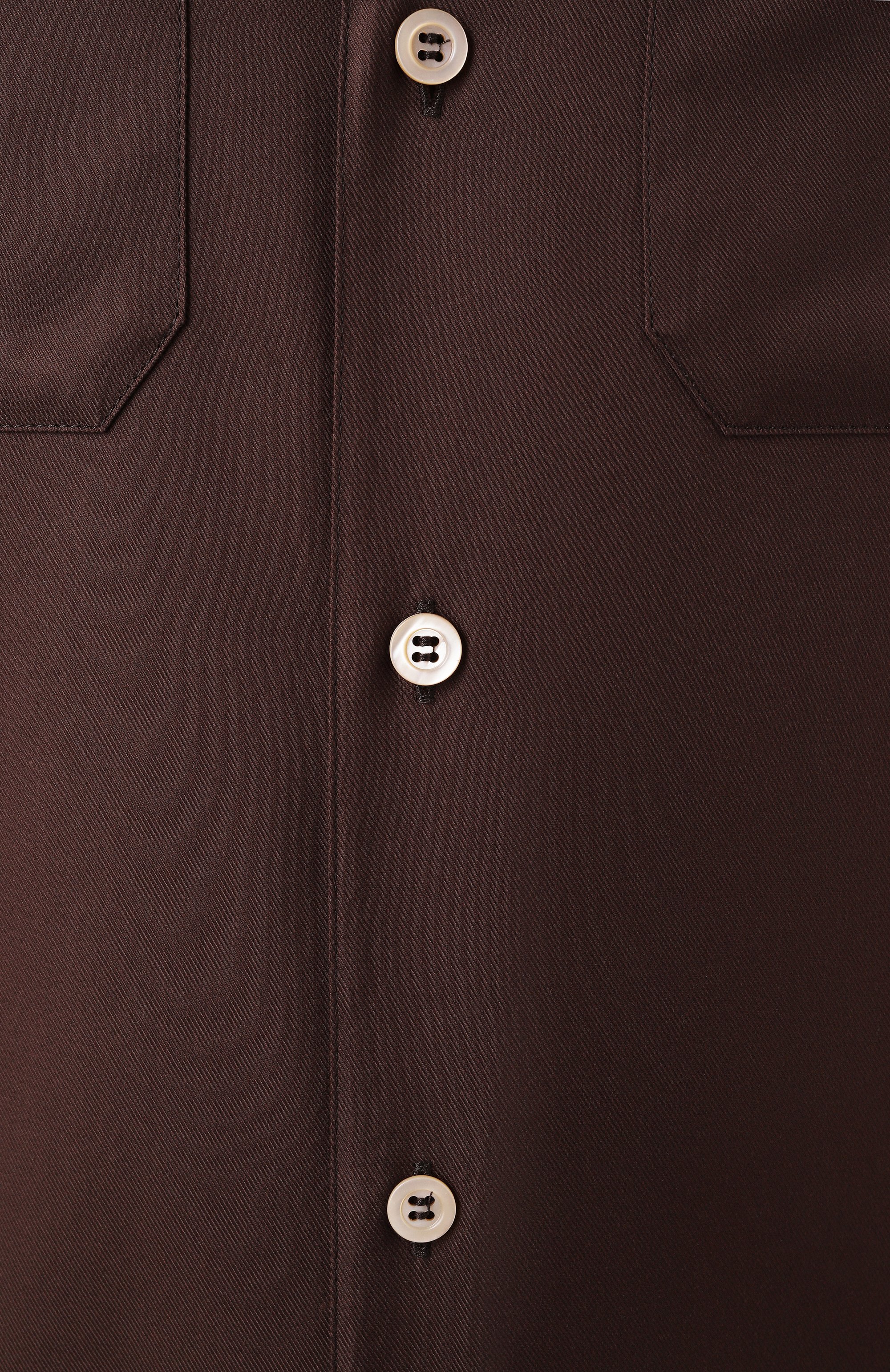 Хлопковая рубашка BRUNELLO CUCINELLI, арт. MW6040658, фото 6