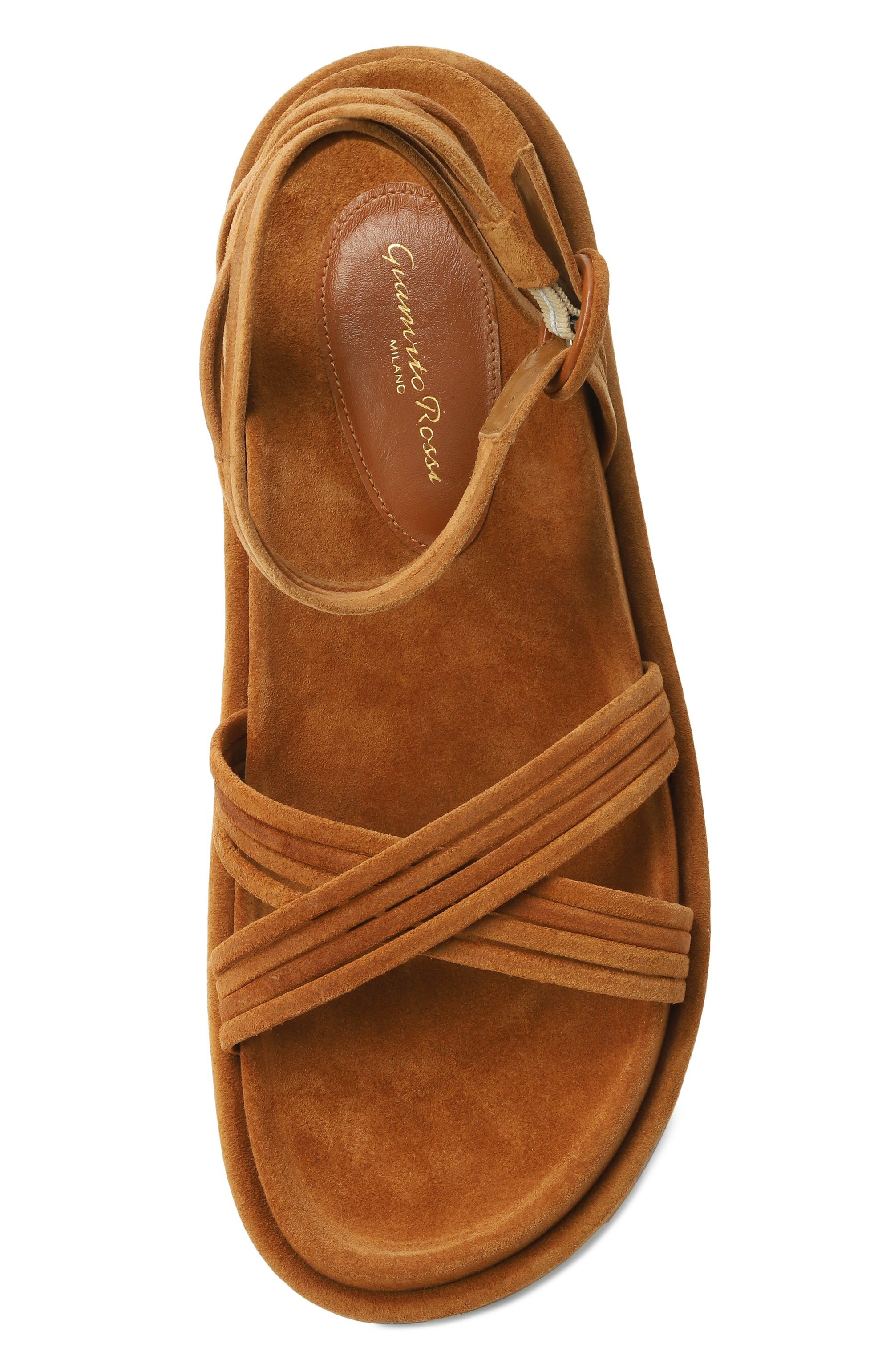 Замшевые сандалии lianne GIANVITO ROSSI, арт. G32659.10G0M.VLUSELL, фото 6