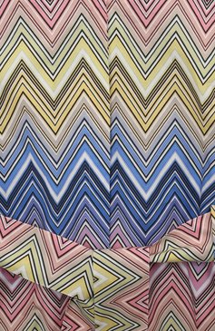Детское хлопковое платье-рубашка MISSONI разноцветного цвета, арт. MU1A91/P0388/12-14 | Фото 3 (Драгоценные камни: Проставлено; Материал сплава: Проставлено; Материал внешний: Хлопок; Случай: Повседневный; Девочки Кросс-КТ: Платье-одежда; Рукава: Короткие; Ростовка одежда: 13 - 15 лет | 158 см, 12 лет | 152 см)