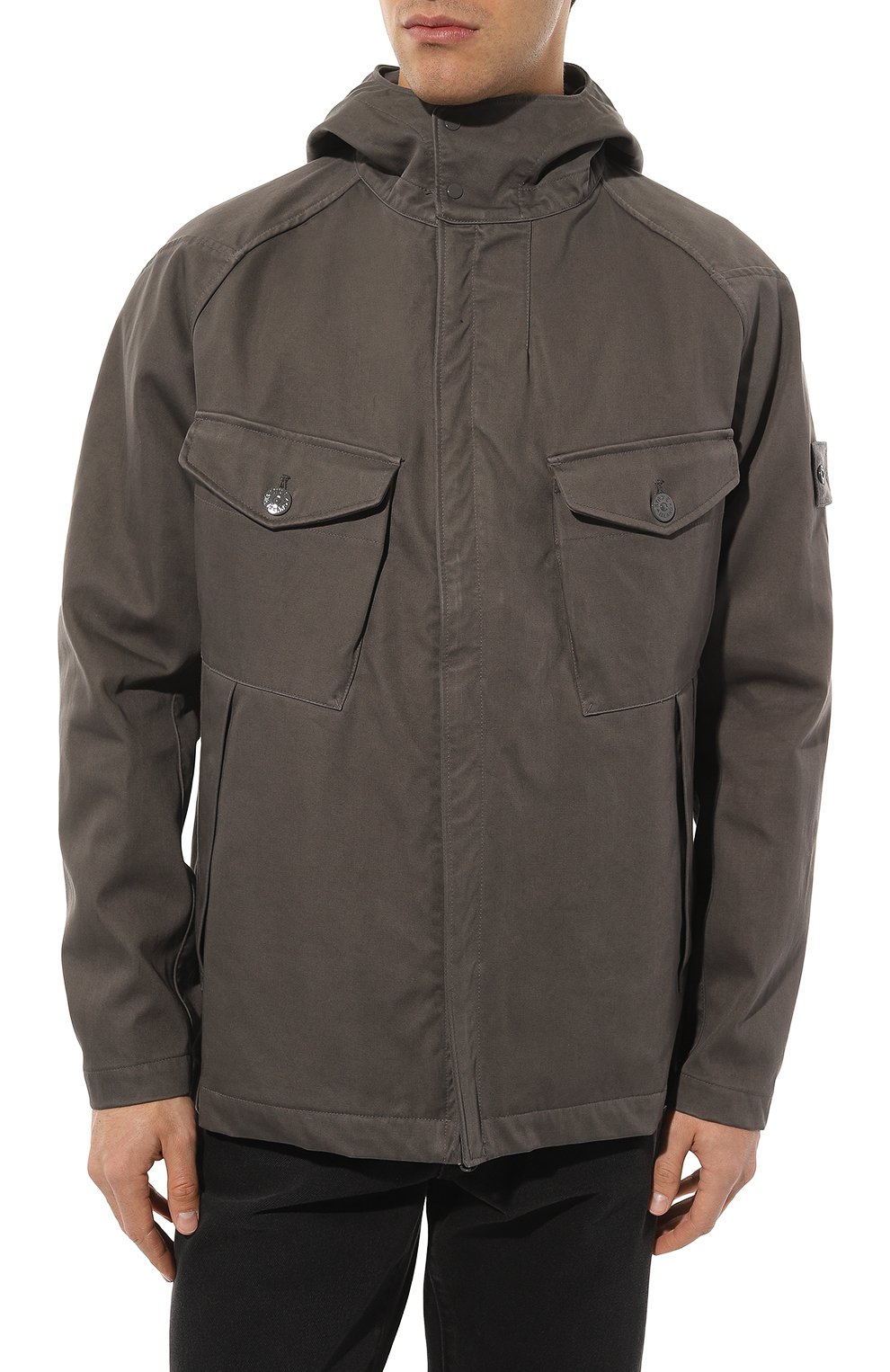 Шерстяная куртка STONE ISLAND серого цвета по цене 136500 руб., арт. 7315441F1, фото 3 Шерстяная куртка STONE ISLAND, арт. 7315441F1, фото 3