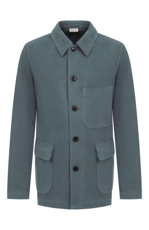 Хлопковая куртка Dries Van Noten 020448-2043-506 Серый 020448-2043-506