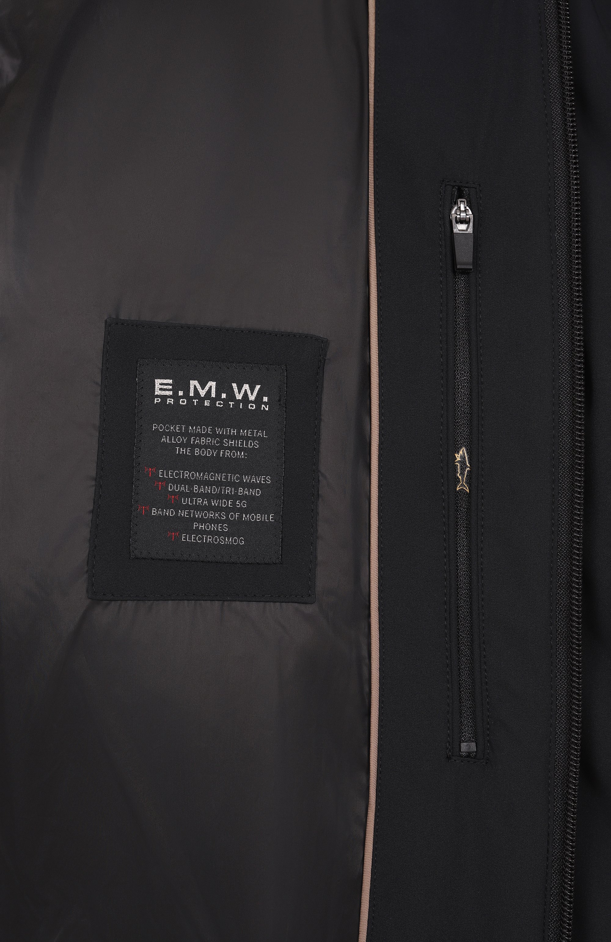 Пуховик PAUL&SHARK черного цвета по цене 107000 руб., арт. 15312008, фото 7 Пуховик PAUL&SHARK, арт. 15312008, фото 7