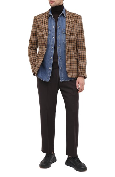 Шерстяные брюки DRIES VAN NOTEN, арт. 202-20939-1224, фото 3