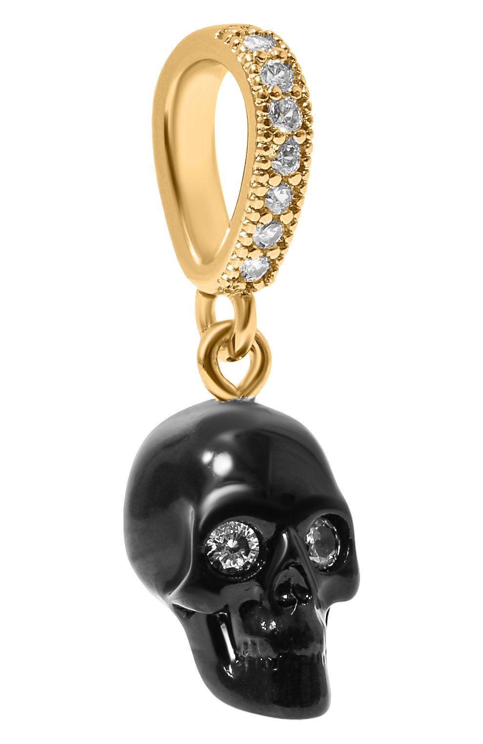 Подвеска CRYSTAL HAZE черного цвета по цене 18850 руб., арт. MR NICE PAVE C0NNECT0R, фото 3 Подвеска CRYSTAL HAZE, арт. MR NICE PAVE C0NNECT0R, фото 3