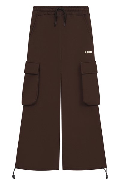 Хлопковые брюки-карго MSGM KIDS, арт. F6MSJUFP036