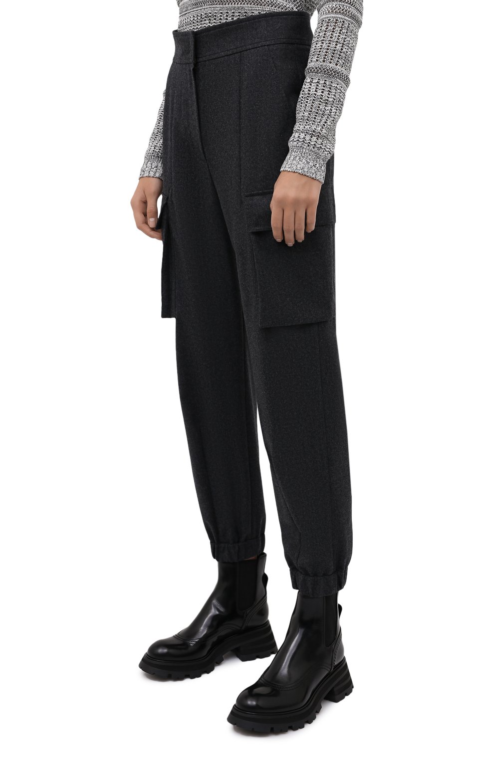 Шерстяные джоггеры BRUNELLO CUCINELLI, арт. ME226P7812, фото 3