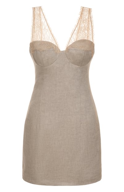 Женс�кое льняное платье 12 STOREEZ, арт. 131438