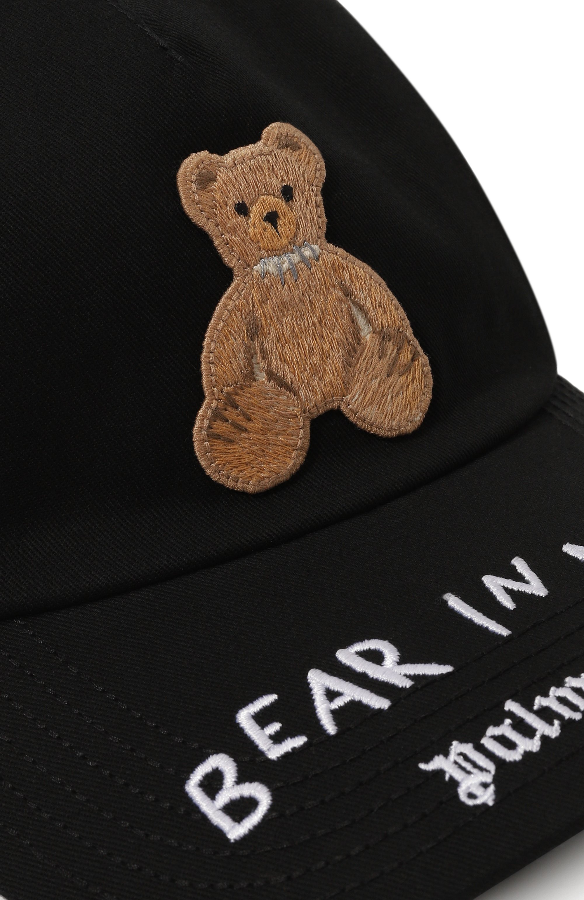 Хлопковая бейсболка PALM ANGELS, арт. PMLB108F24FAB001, фото 4