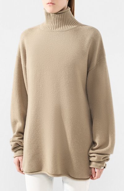 Кашемировый свитер EXTREME CASHMERE темно-бежевого цвета по цене 73850 руб., арт. 100/HIPPY, фото 3 Кашемировый свитер EXTREME CASHMERE, арт. 100/HIPPY, фото 3