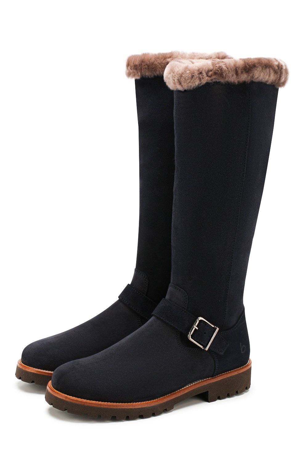 Замшевые сапоги с меховой отделкой BEBERLIS, арт. 20898-A/35-38, фото 1