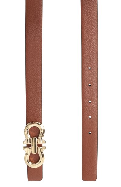 Двусторонний ремень FERRAGAMO коричневого цвета по цене 51900 руб., арт. 230329/775597, фото 4 Двусторонний ремень FERRAGAMO, арт. 230329/775597, фото 4