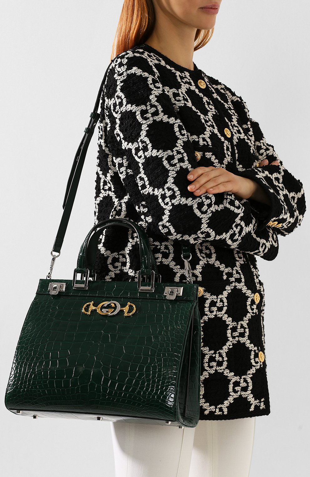 Сумка gucci zumi из кожи аллигатора GUCCI, арт. 564714/EV40X/AMIS, фото 5