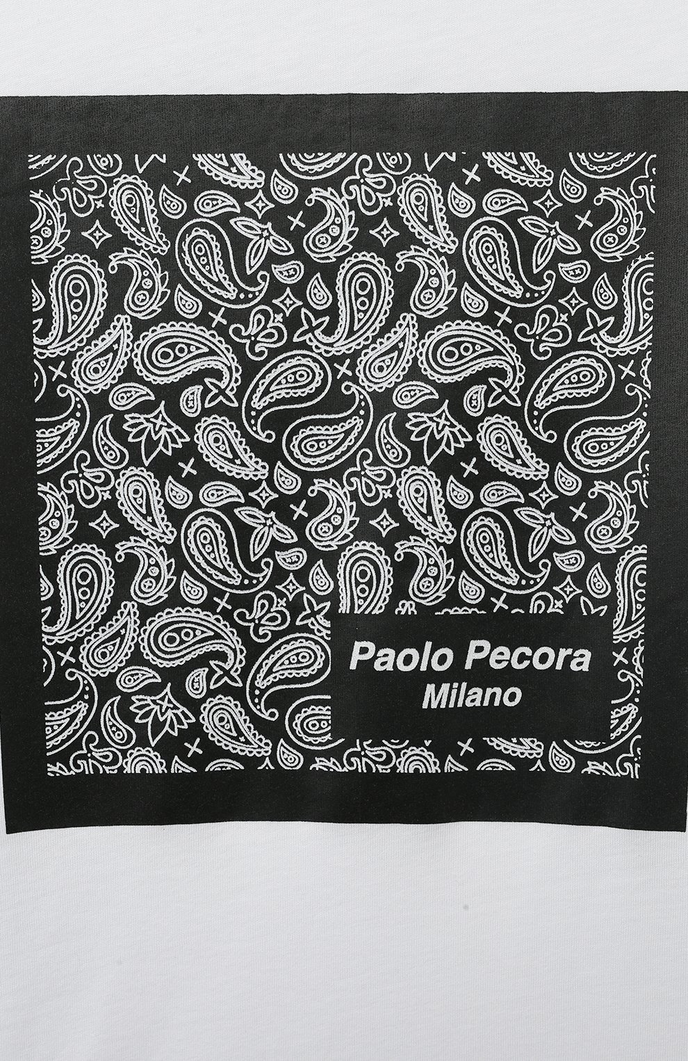 Хлопковая футболка PAOLO PECORA MILANO белого цвета по цене 8595 руб., арт. PP3347/14-16, фото 3 Хлопковая футболка PAOLO PECORA MILANO, арт. PP3347/14-16, фото 3