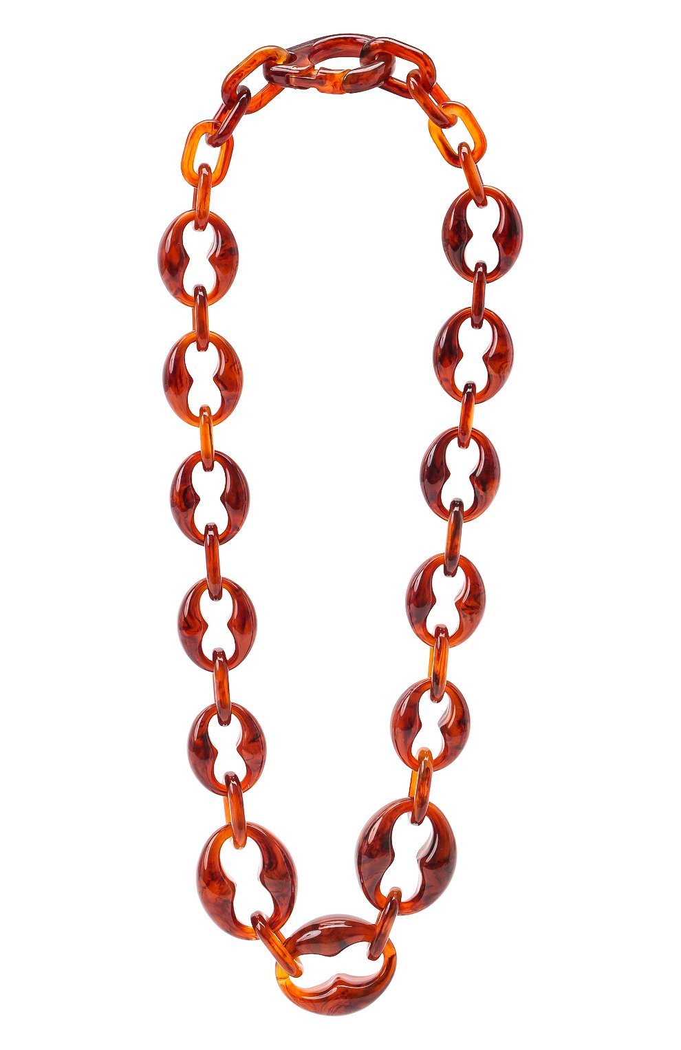 Колье PRADA коричневого цвета по цене 62000 руб., арт. 1JC399-2CD0-F0XSY, фото 1 Колье PRADA, арт. 1JC399-2CD0-F0XSY, фото 1